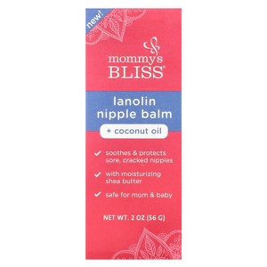 Mommy's Bliss Lanolin Nipple Balm + Coconut Oil, 2 oz (56 g) - 1 of 3