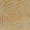 UPHA Wood-like texture Magnesium Oxide Twist Shape Side Table - 3 of 4