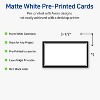 Avery® Cards, 2" x 3.5", Double Black Border, Matte White, 80ct - 2 of 4