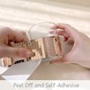 Wrapables 5mm x 5mm Self Adhesive Mosaic Glass Mirror Tile Stickers, 1960pcs for Arts and Crafts, Home Decoration, Rose Gold - 4 of 4