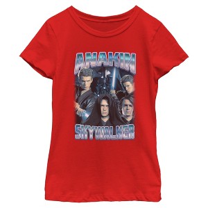 Girls Star Wars Anakin Skywalker Collage T Shirt - 1 of 4