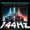 Portable Gaming Monitor 144HZ , UPERFECT 17.3" 2K Laptop Monitor HDR FreeSync IPS Screen w/VESA for Esports Switch PS5 Xbox Steam Deck - 2 of 4