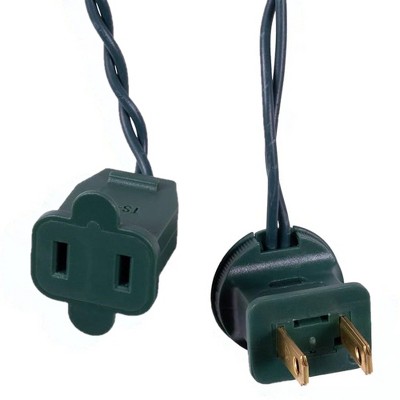 Warm White 17ft Outdoor LED String Lights with Green Wire