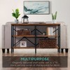 Best Choice Products 55in Rustic 3-Tier Console Table for Living Room, Entry w/ Non-Scratch Feet - 4 of 4