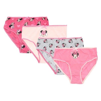 Textiel Trade Toddler Girl's Disney Minnie Mouse Briefs (4 Pack)