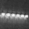Whizmax Bathroom Vanity Light Fixtures Modern Crystal Vanity Light Fixtures, Light Modern Crystal Wall Lighting with Square Shade, Black - 4 of 4