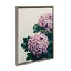 18" x 24" Sylvie Chrysanthemum Framed Canvas by F2 Images Gray - Kate and Laurel - 2 of 4