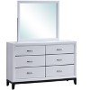 Passion Furniture Glasgow 39 in. W x 35 in. H Rectangle Framed Dresser Mirror - 2 of 4