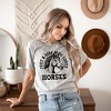 Simply Sage Market Women's Girl Who Loves Horses Circle Short Sleeve Graphic Tee - 2 of 3