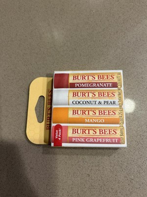 Burt's Bees Pink Grapefruit Lip Balm 0.15 oz. blister box