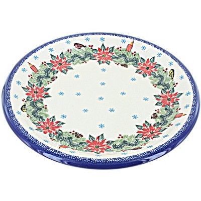 Blue Rose Polish Pottery 1103 Kalich Dinner Plate