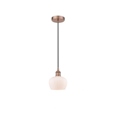 Fenton - 1 Light Mini Pendant In Industrial Style-8.25 Inches Tall and 6.5 Inches Wide