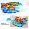 Infans Inflatable Bouncer Water Slide Bounce House Splash Pool without Blower - 4 of 4