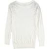 I.N.C International Concepts Womens Embellished Pullover Sweater, Off-White, Medium - 2 of 2