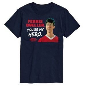 Men's - Ferris Bueller's Day Off - Ferris My Hero Short Sleeve Graphic T-Shirt - 1 of 4