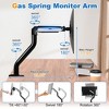 PAGED Monitor Arm for 17-32 inch Computer Screens,Adjustable Monitor Mount for 1 Monitor,Convenient Monitor Stand - 3 of 4