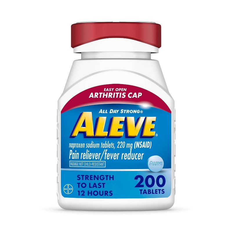 Aleve Naproxen Sodium Arthritis Pain Reliever & Fever Reducer Tablets (NSAID), 1 of 7