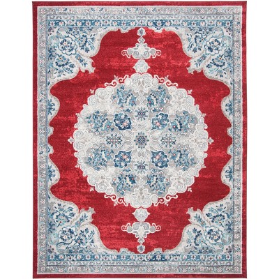 red/ivory