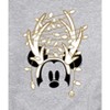 Men's - Disney - Mickey Antlers Gold Glitter Graphic Fleece Sweatshirt - image 2 of 4