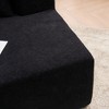 130" Deep Seat Memory Foam Sectional Sofa with 5 Pillows - 4 of 4