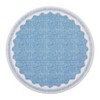 Modern Washable Area Rug for Living Room, Bordered Print Floor Rug with Non Slip Backing, Low Pile Stain Resistant Indoor Carpet for Bedroom - 3 of 4