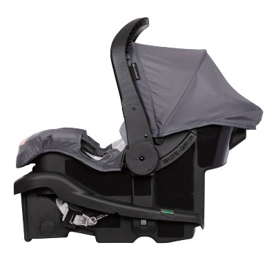 Gray and Pink Steel All-Terrain Jogging Stroller with Infant Car Seat