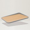 BergHOFF Leo 16.25" Bamboo Cutting Board, Anti-Slip, Rubber Ring, Grey - 4 of 4