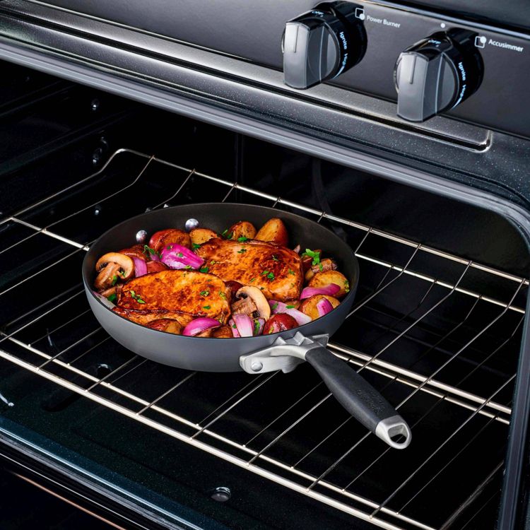 Select by Calphalon with AquaShield Nonstick 9pc Space-Saving Cookware Set: Stackable Pans, Stay-Cool Handles, Dishwasher-Safe, 4 of 6