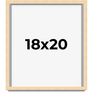 PosterPalooza | Classic Modern Yellow Picture Frame - UV Acrylic, Foam Board Backing, Hanging Hardware - 1 of 4