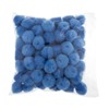 John Bead 1in Blue Pom Poms for Crafts DIY Art Creative, 100pcs - 4 of 4
