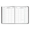 Triple View Weekly Vertical-Column Format Appointment Book, 11 x 8.25, Black Cover, 12-Month (Jan to Dec): 2026 - 2 of 4
