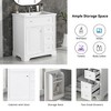 Dexmalle White 30" Bathroom Vanity with Sink Top - 4 of 4