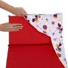 NoJo Disney Minnie Mouse Let's Party Pink, Lavender, and White Balloons, Cupcakes, and Confetti Preschool Nap Pad Sheet - 4 of 4