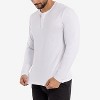 X RAY Men's V-Neck & Henley Long Sleeve T-Shirt - 3 of 4