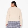 Women's Crewneck Heritage Cable Cardigan - Wild Fable™ - 3 of 3