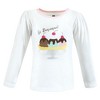 Hudson Baby Infant and Toddler Girl Long Sleeve T-Shirts, Ice Cream Dino - image 4 of 4