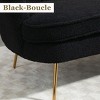 Hrinhom 59"W Upholstered Tufted Loveseat,Modern 2-Seater Sofa With Metal Legs - 4 of 4