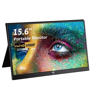 Z-EDGE Ultra1 15.6" IPS Portable Monitor, Full HD (1920x1080) 178° View Angle, LED Backlight, HDR, with TypeC HDMI Port, Built-in Speakers - 1 of 4