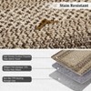 Machine Washable Rug, Non-Slip Non-Shedding Area Rugs for Living Room, Farmhouse Printed Braided Bordered Carpet - 4 of 4