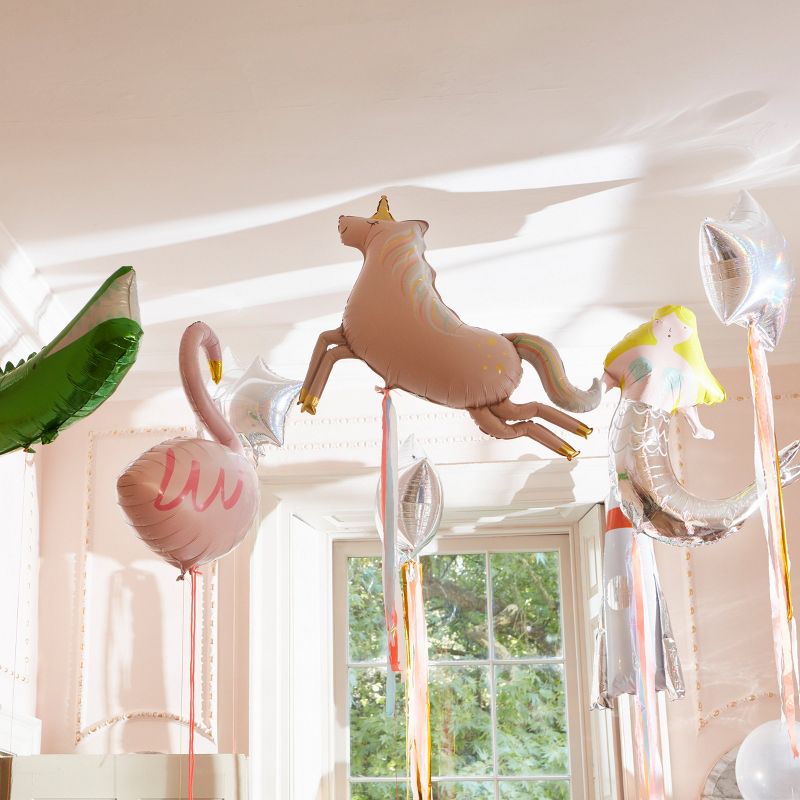 Meri Meri Magical Unicorn Foil Balloon (Pack of 1), 3 of 5