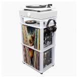 Andover Audio SpinStand Audio Component & Record Rack (White)