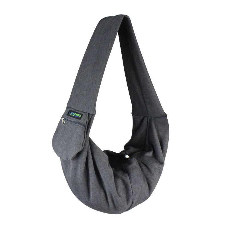 GOOPAWS® Hands-Free Comfy Pet Sling Bag for Small Dog or Cat, Smoke Gray, 1 of 9