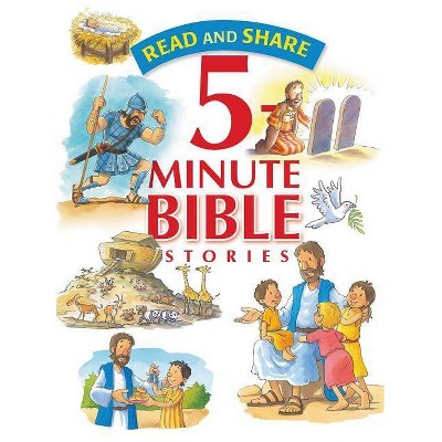 Read and Share 5-Minute Bible Stories - by  Thomas Nelson (Hardcover)