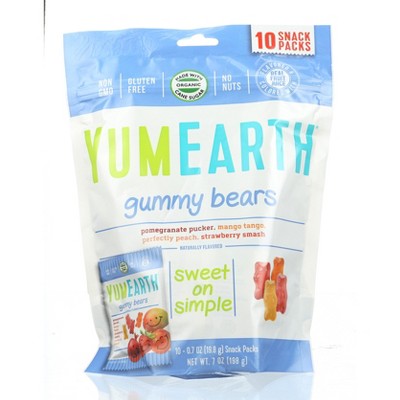 Yumearth Gummy Bears - Case Of 12 - 5 Pk/0.7 Oz : Target