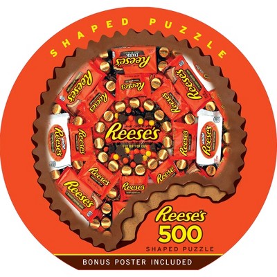MasterPieces Hershey's Reeses 500 Piece Shaped Jigsaw Puzzle