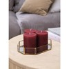 3x4 inch Pillar Candles Set of 3 ¨C Unscented Dripless Rustic Candles for Decor, Centerpieces, Weddings - 4 of 4