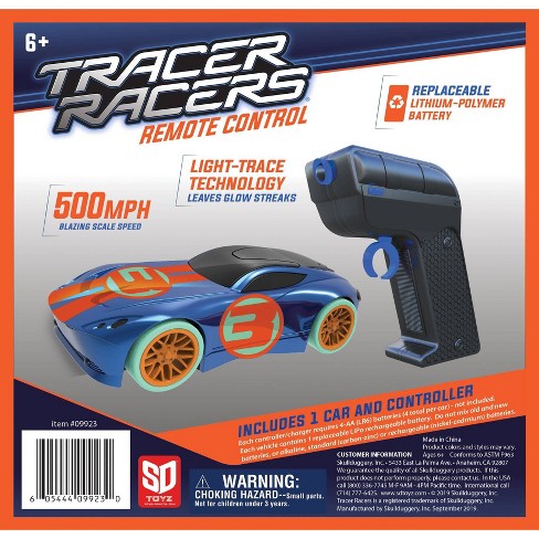 SKULLDUGGERY Tracer Racer RC Car and Controller Blue