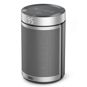 Dreo Atom Indoor Space Heater Portable Heater Silver: Small Ceramic Tower Heater for Bedroom, 1500W, Fan Driven, ETL Listed - 1 of 4