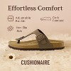 CUSHIONAIRE Leah Cork Footbed Thong Sandals for Women 2025 with Adjustable Strap and Arch Support - 2 of 4