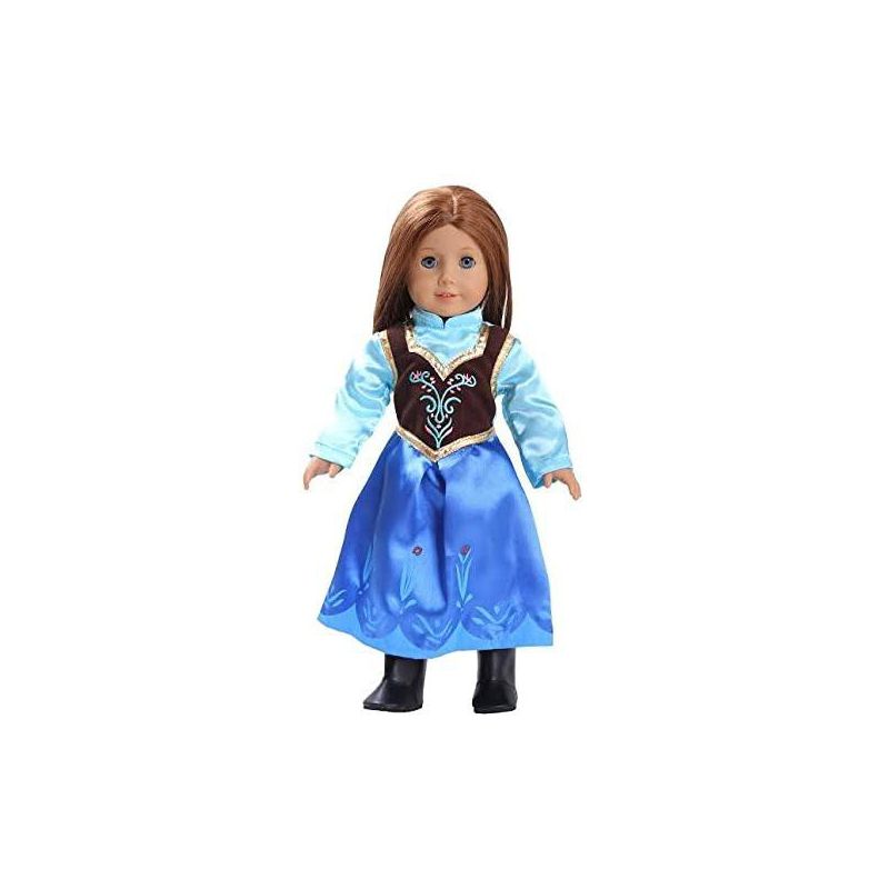 Dress Along Dolly Anna Frozen Inspired Outfit for American Girl Doll, 2 of 6